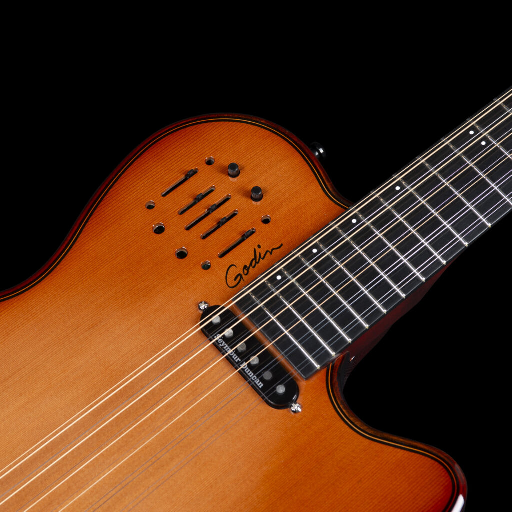 Godin A12 Ultra Dix Lightburst Electric Acoustic Guitar