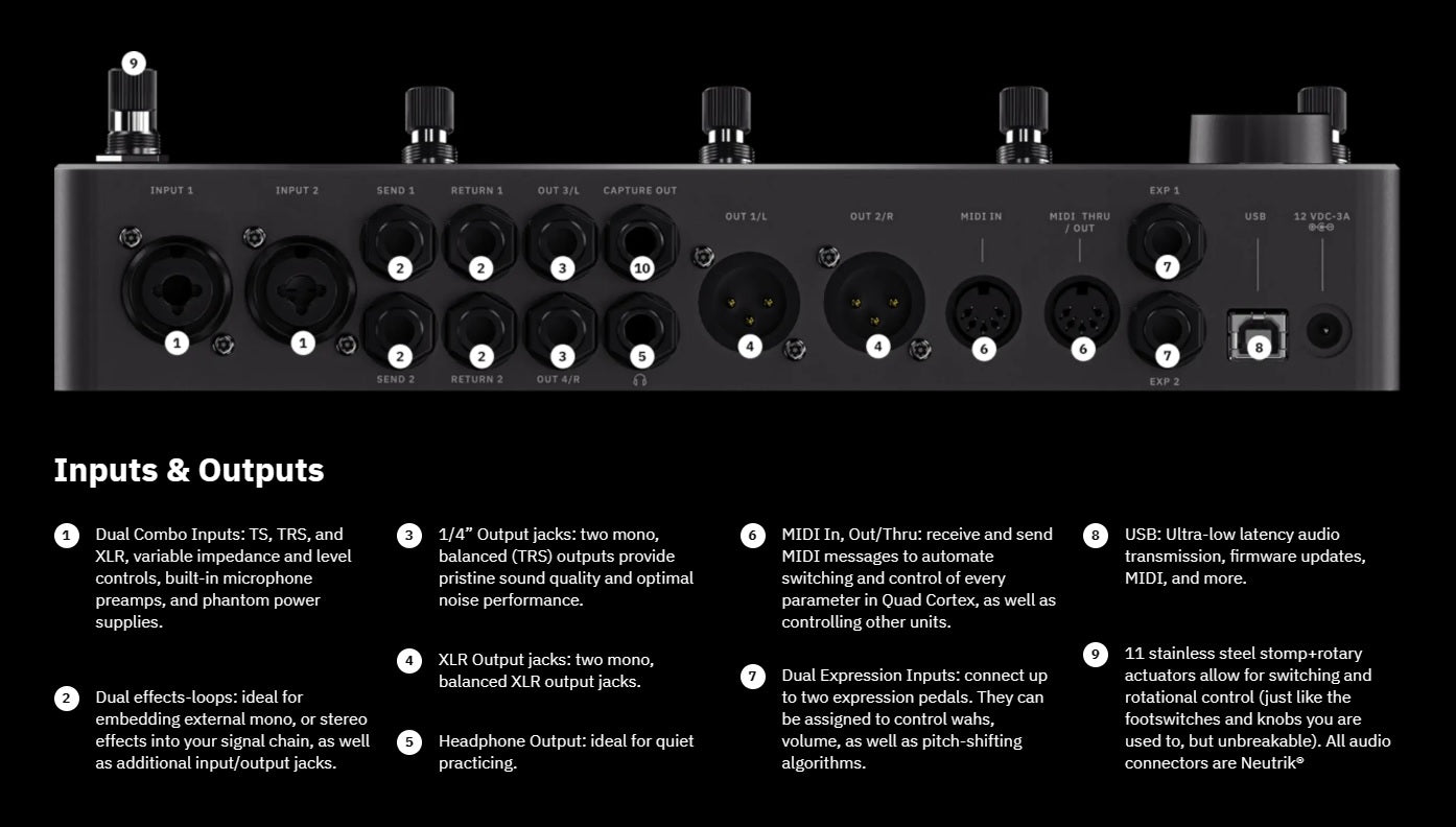 Neural DSP Quad Cortex Amp/FX Processor