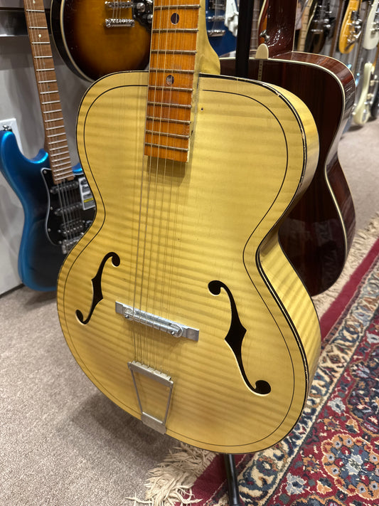 Kay K6868 Style Leader Archtop Acoustic Guitar Honey Blonde - 1960's - Fair
