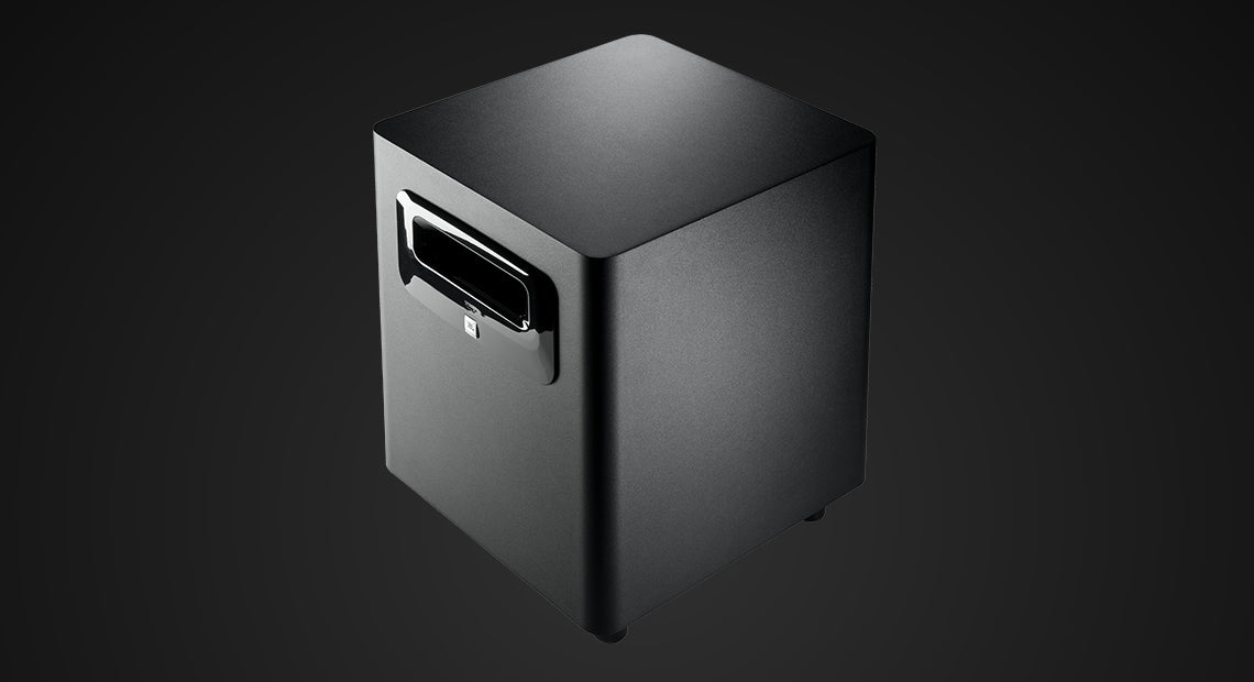 JBL 10'' Powered Studio Subwoofer Top View