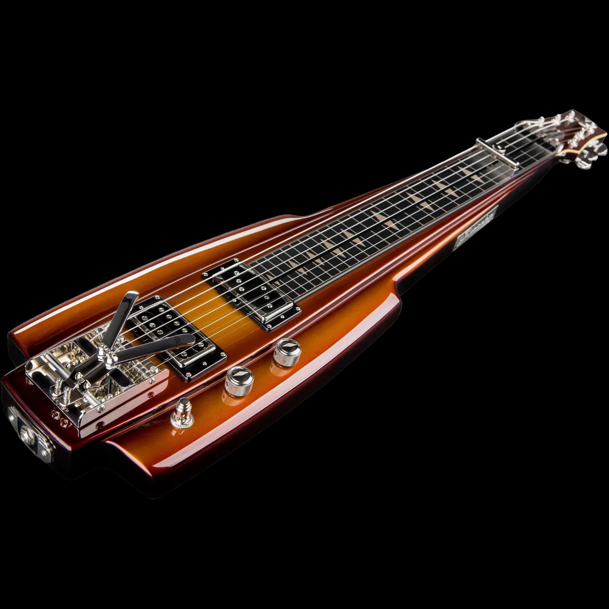 Duesenberg Fairytale Gold Burst Lapsteel with Case
