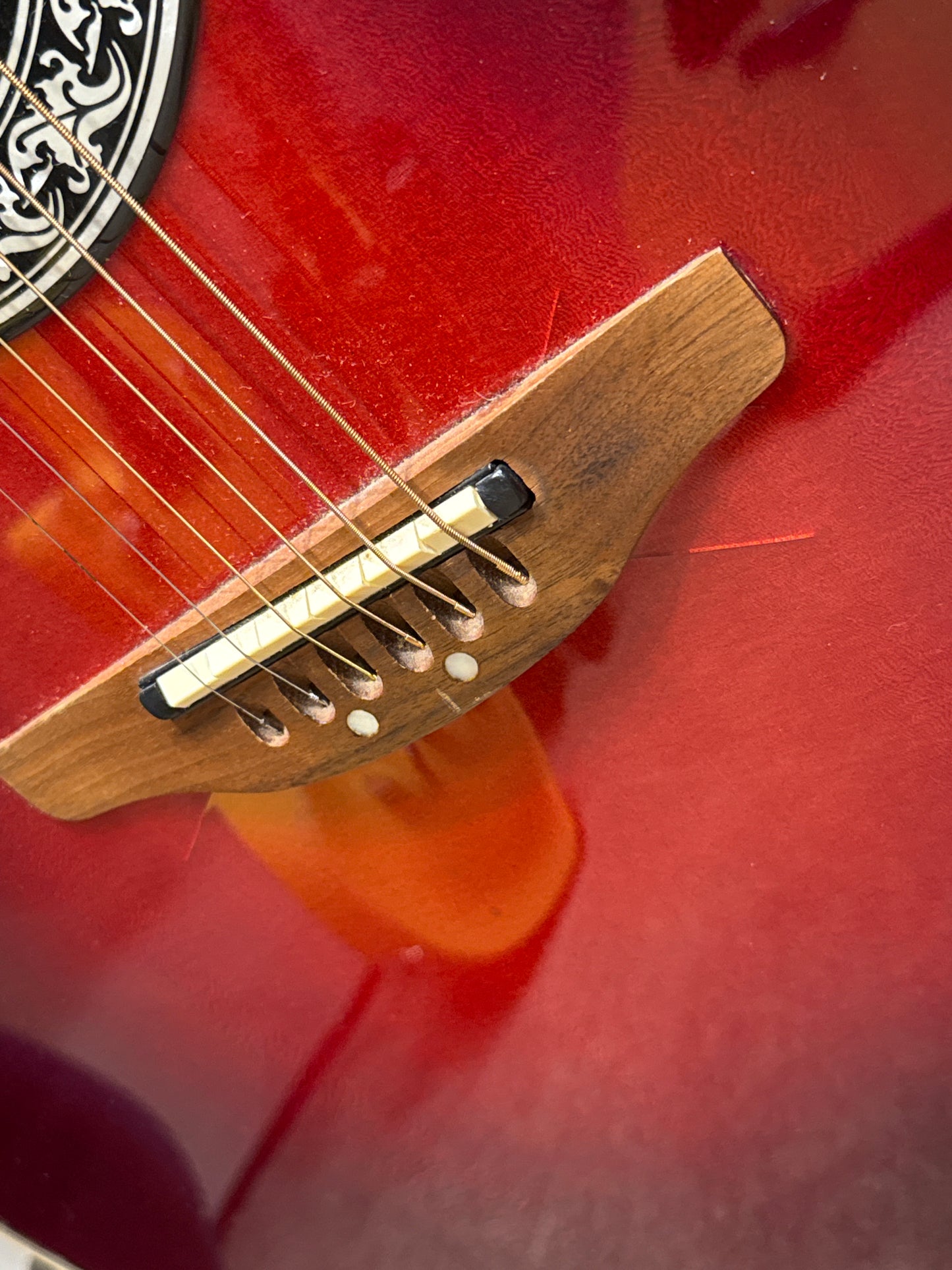 Ovation Legend L717 Left Handed Acoustic Guitar 90s - Fair