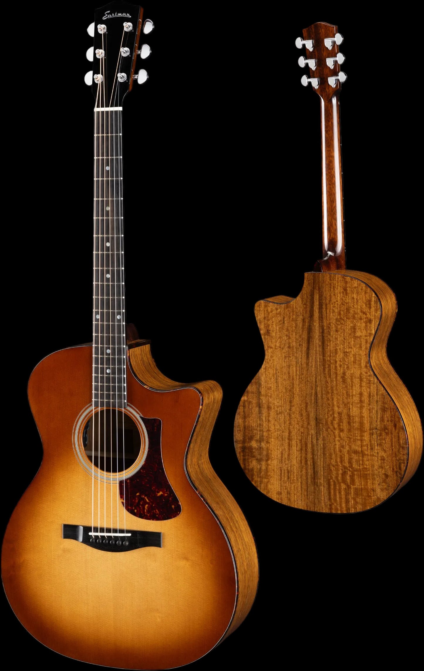 Eastman AC222CE-DLX-GB Deluxe Goldburst Acoustic Guitar