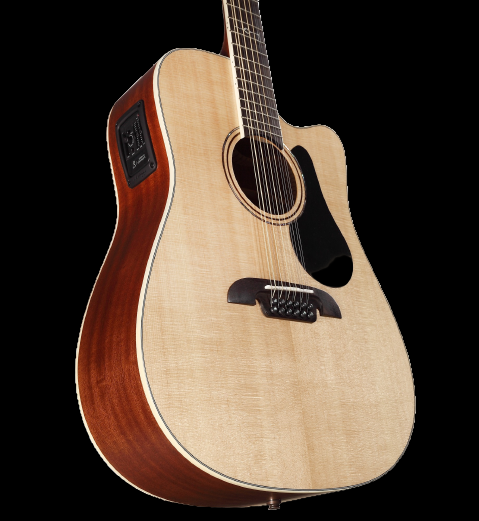Alvarez AD60-12CE Artist 60 Series Dreadnought 12-String Acoustic Guitar