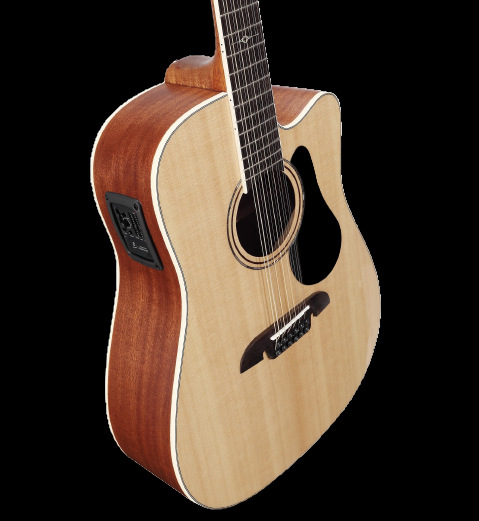 Alvarez AD60-12CE Artist 60 Series Dreadnought 12-String Acoustic Guitar