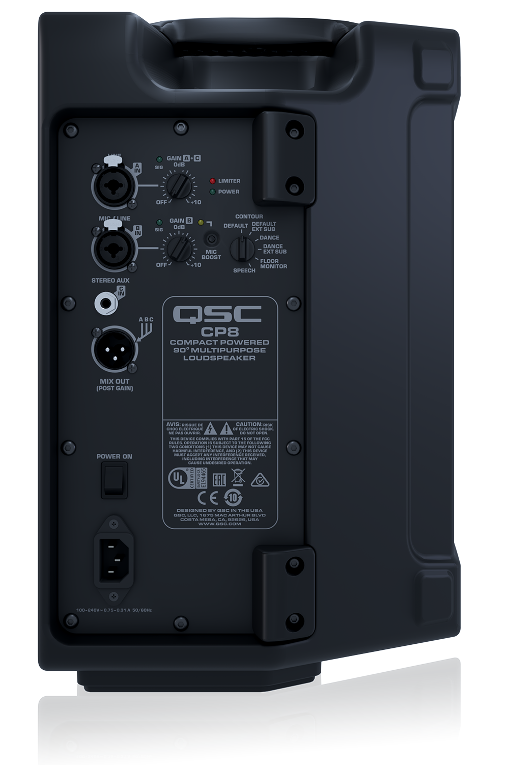 QSC CP8 8" 2-Way Loudspeaker