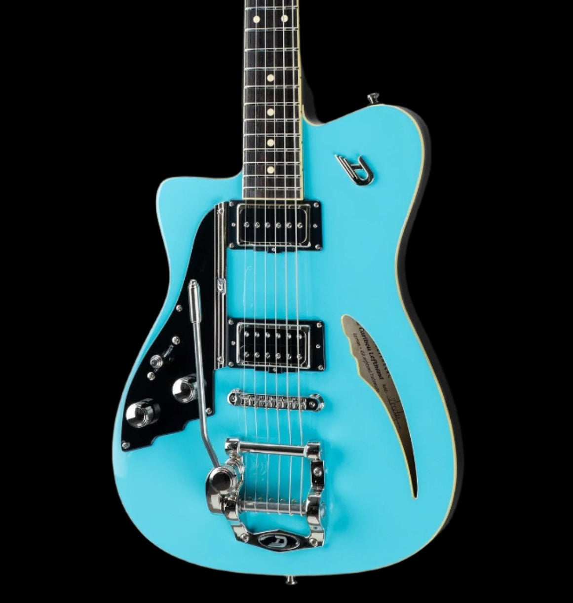Duesenberg Caribou Narvik Blue (Left Handed) Electric Guitar with Gig Bag