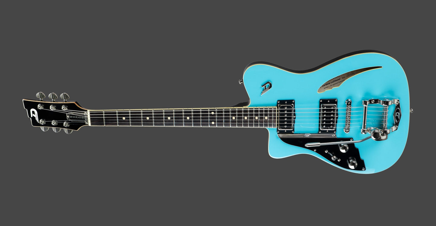 Duesenberg Caribou Narvik Blue (Left Handed) Electric Guitar with Gig Bag