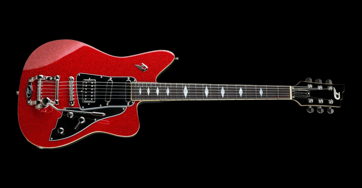 Duesenberg Paloma Red Sparkle Electric Guitar with Gig Bag