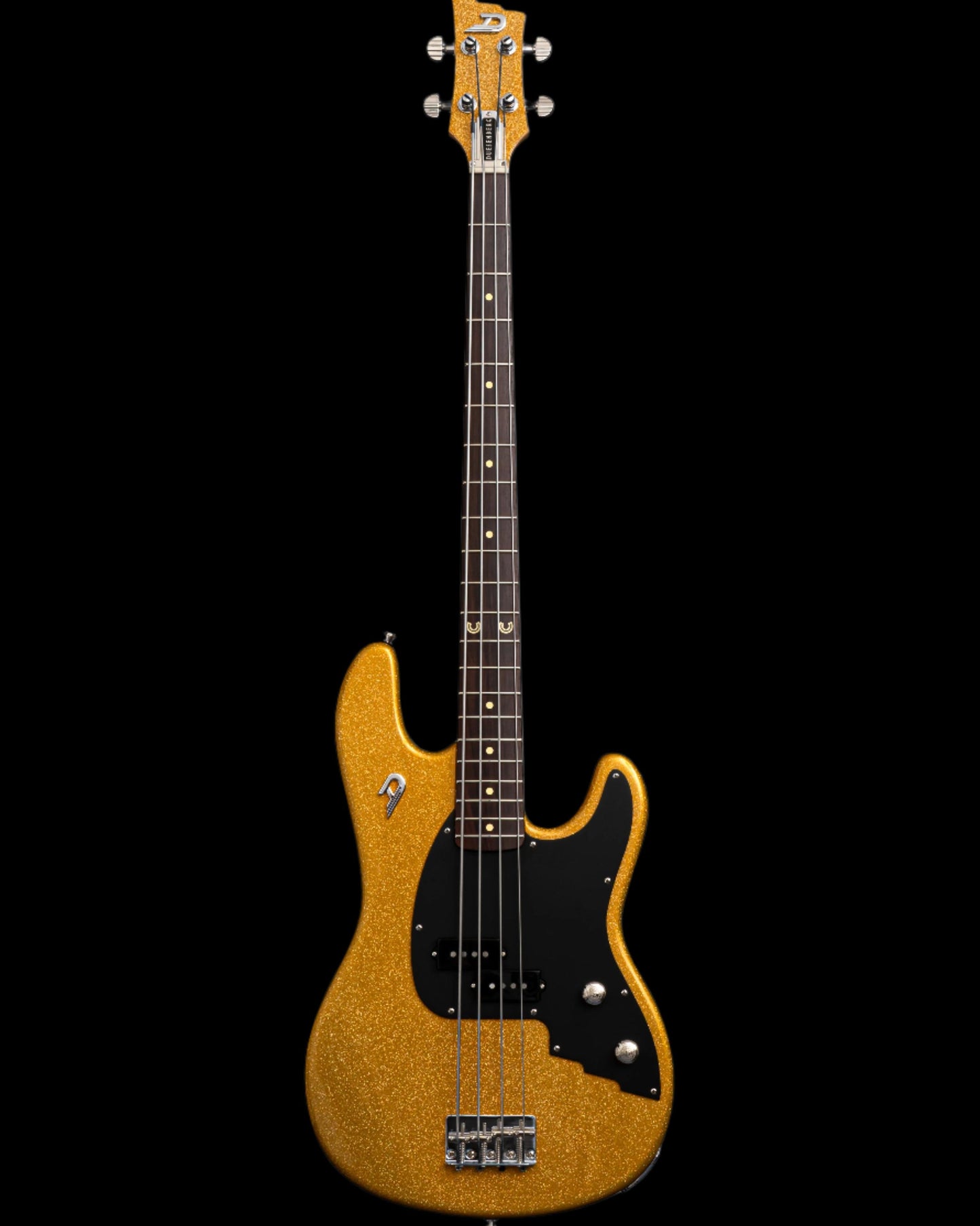 Duesenberg Alliance Series - Chris Chaney Bass - Gold Sparkle with Gig Bag