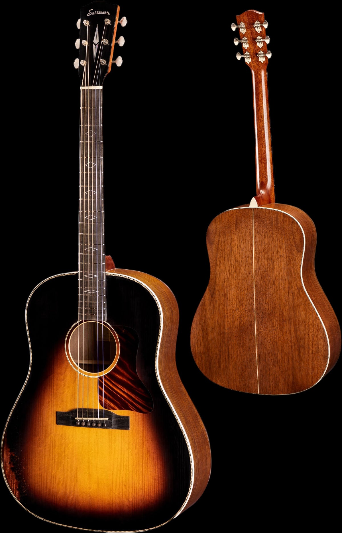 Eastman E22SS/v -SB Antique Sunburst Acoustic Guitar
