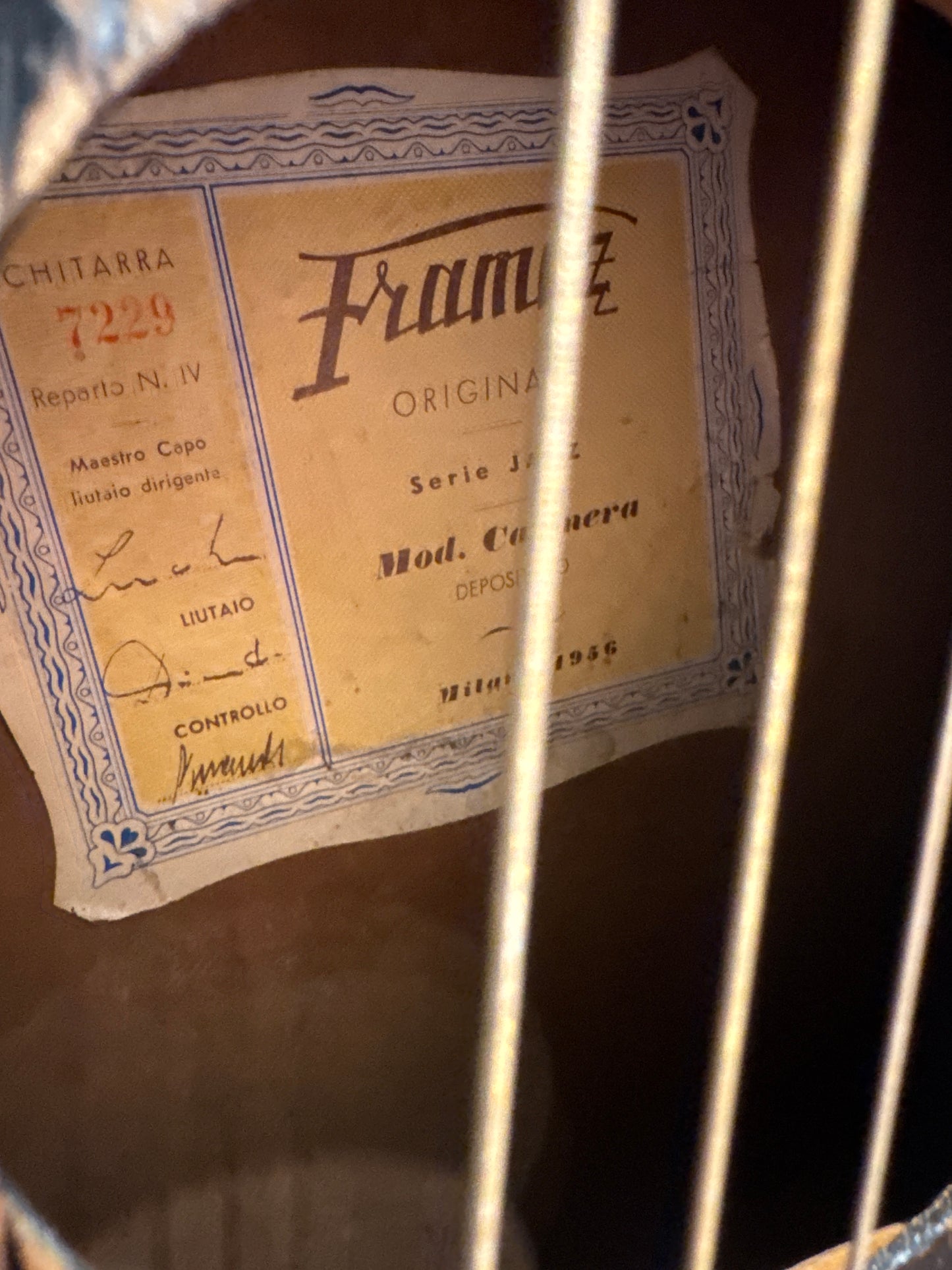 Framus Capinera Milano 1956 - Fair
