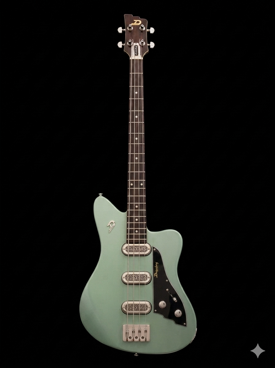 Duesenberg Triton Bass Catalina Harbour Green with Case
