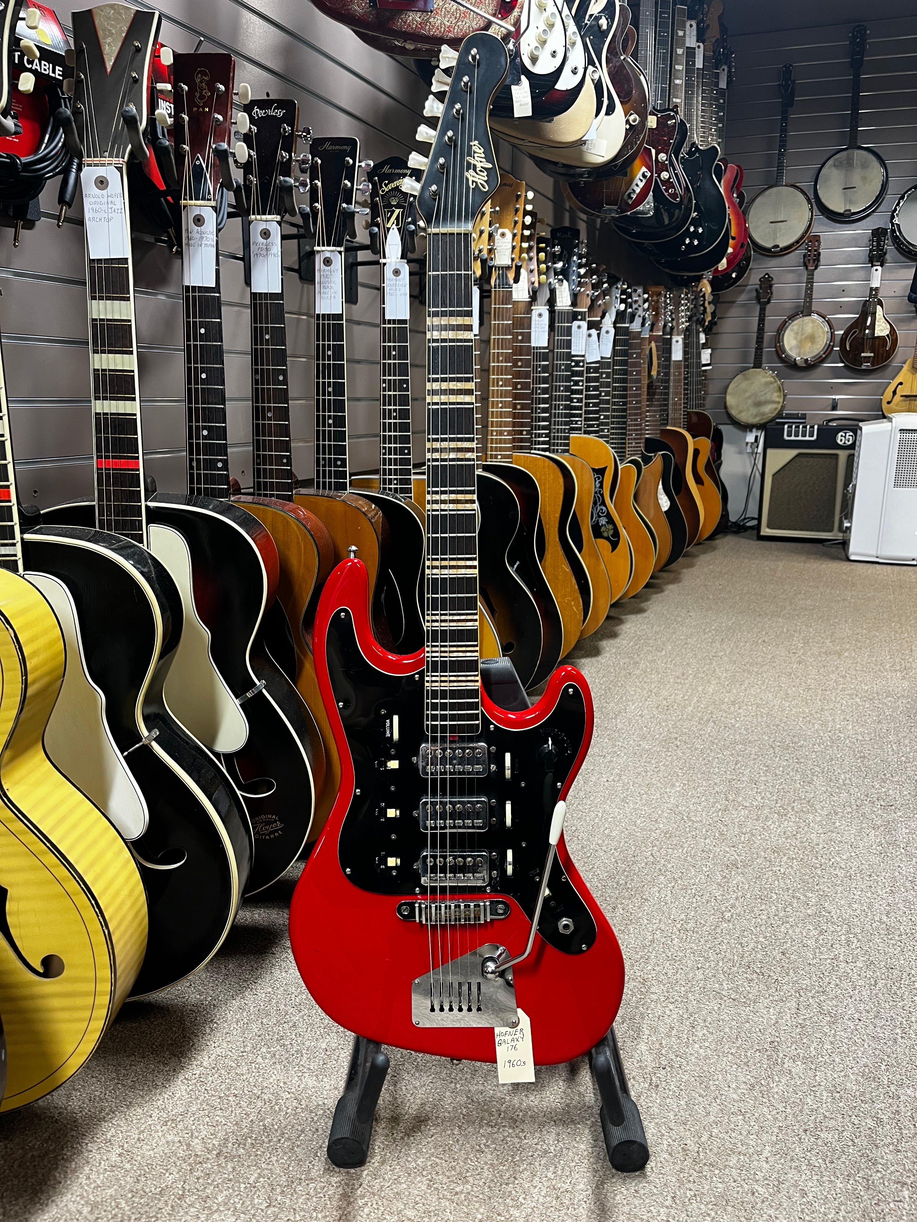 【たまねぎさま専用】ジュンク品 Hofner Galaxie ヘフナー　ギター Hofner Galaxie 176 Red 1960s Electric Guitar – The Guitar Boutique