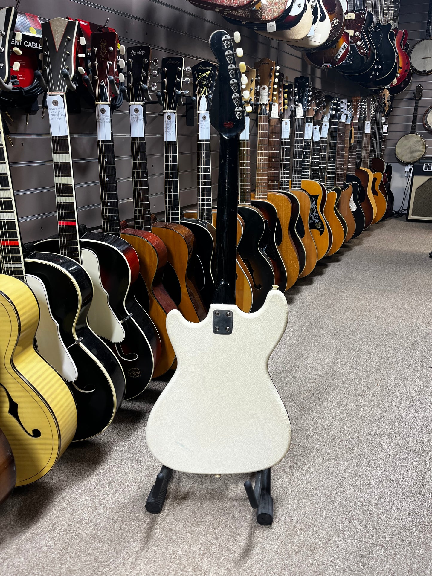 Klira Ohio 60s Triumphator Model White Vinyl - Electric Guitar