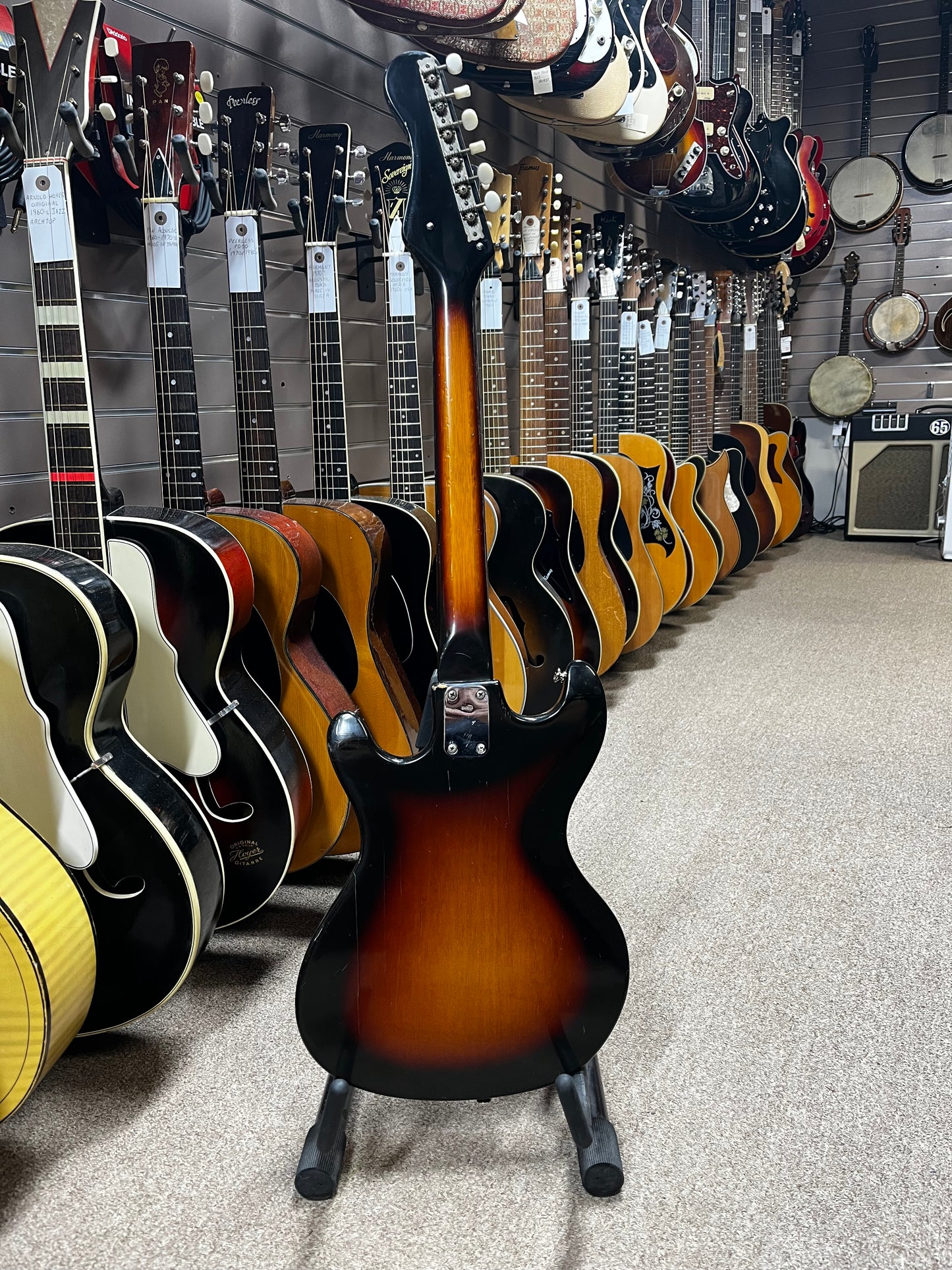 Teisco 1960s Solid Body Electric Guitar