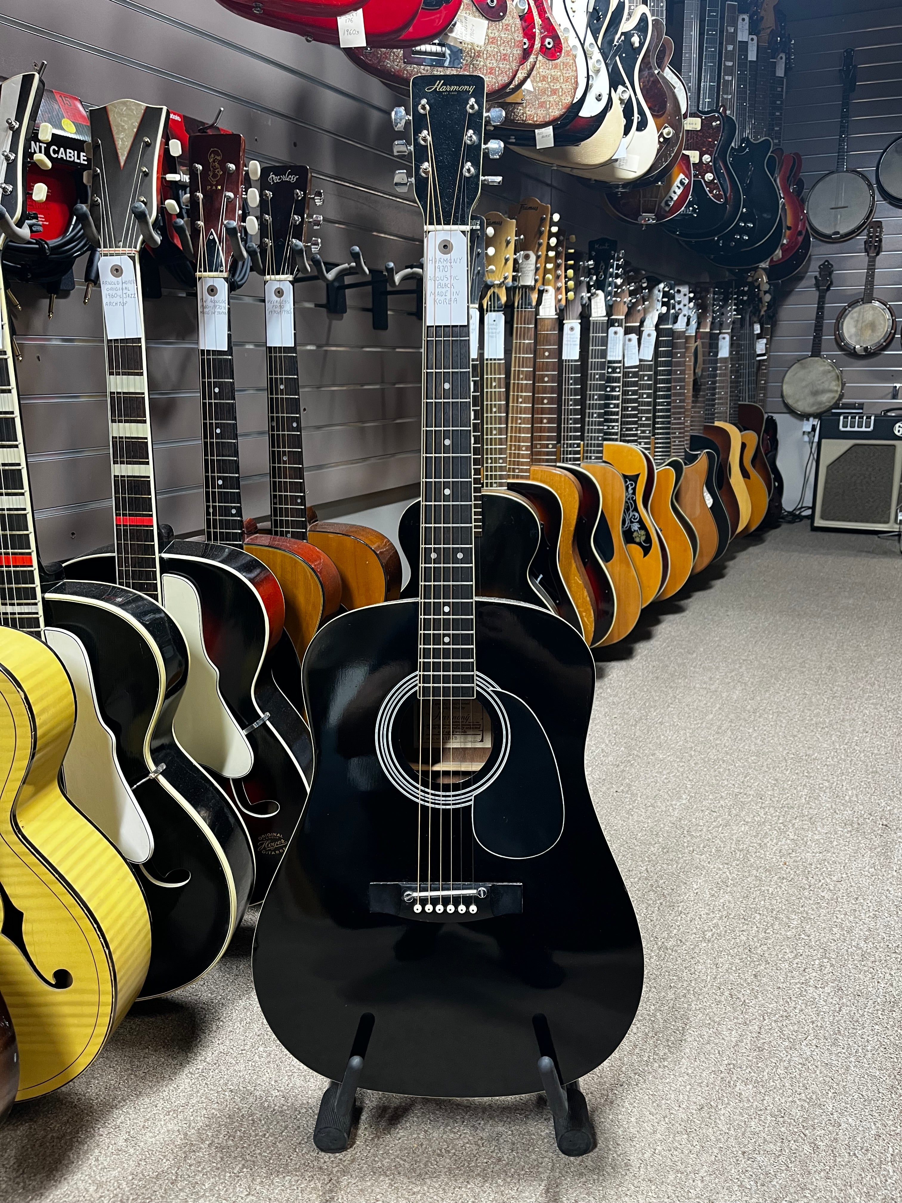 Harmony H106B 1970s Acoustic Guitar – The Guitar Boutique