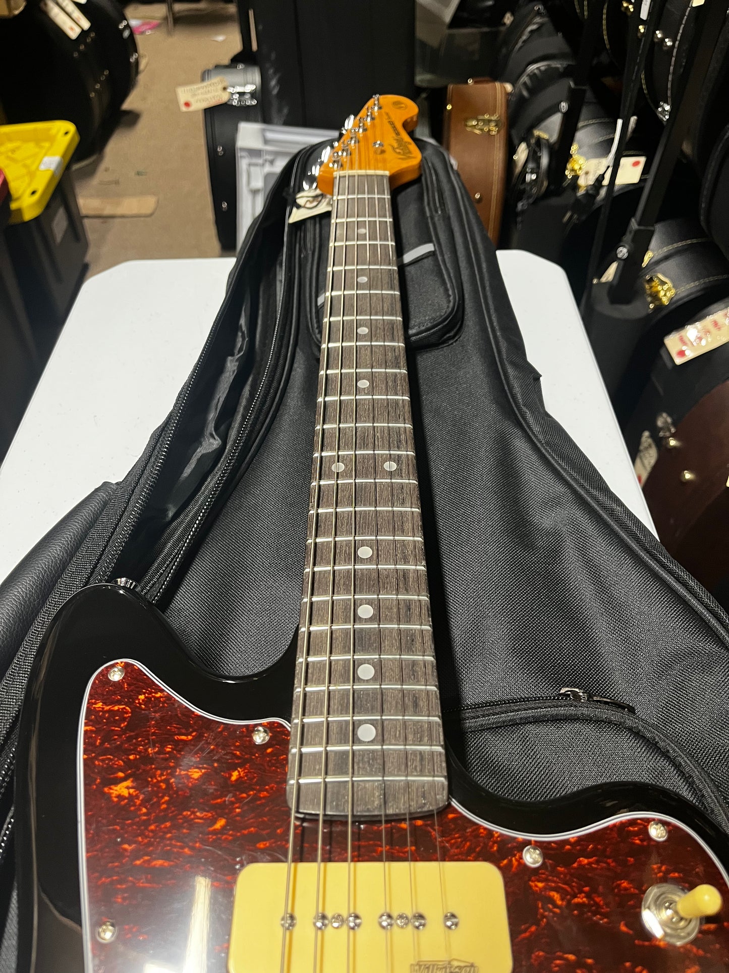 Vintage V65 Reissued Series Electric Guitar ~ Boulevard Black - Mint Used