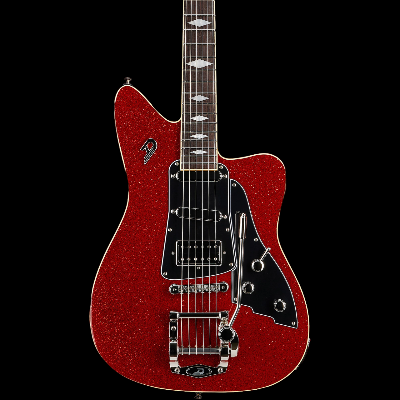 Duesenberg Paloma Red Sparkle Electric Guitar with Gig Bag