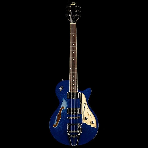 Duesenberg Starplayer TV Blue Sparkle with case