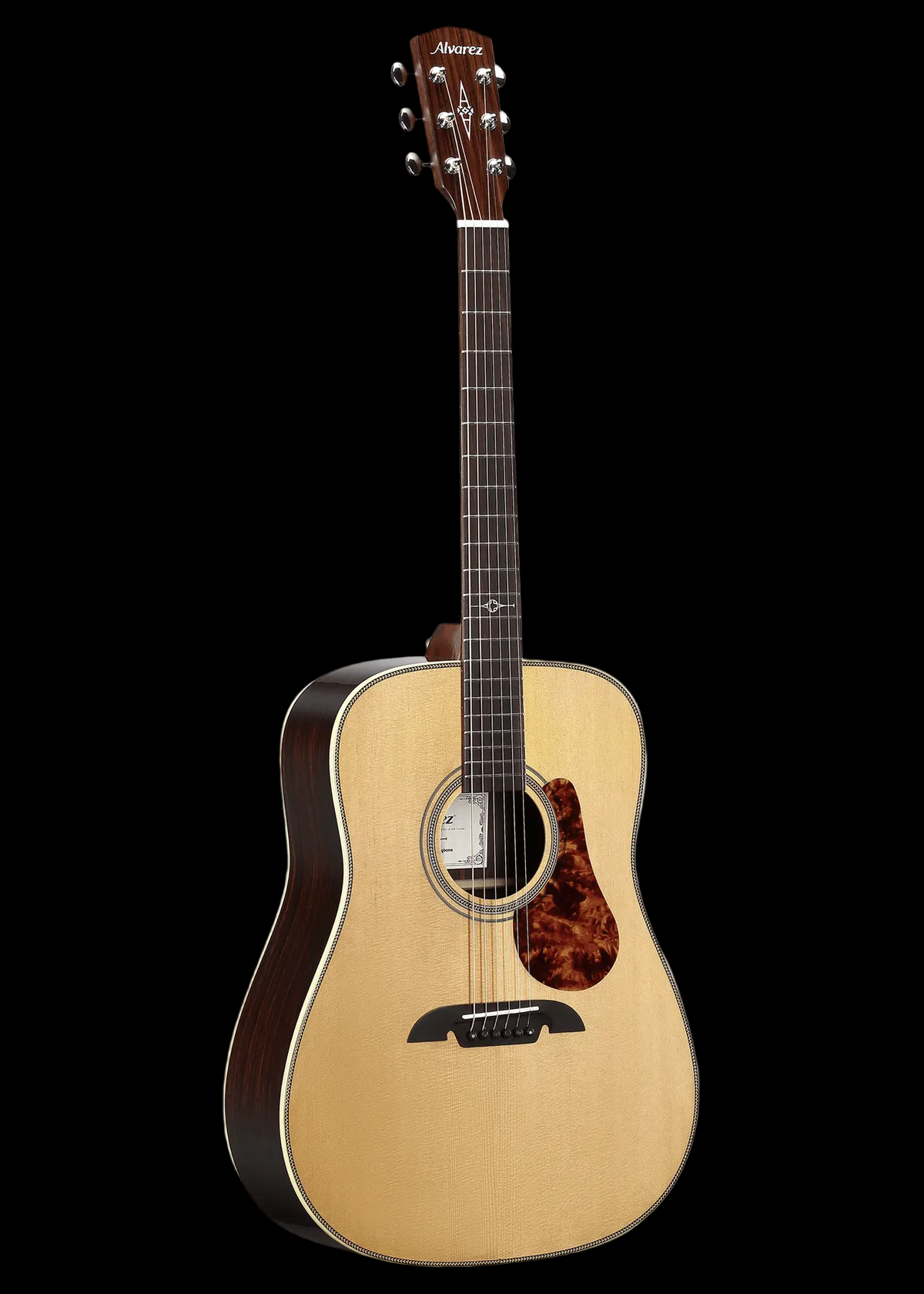 Alvarez Masterworks Series MD70e Herringbone Dreadnought Acoustic-Electric with AFC30 Flexicase