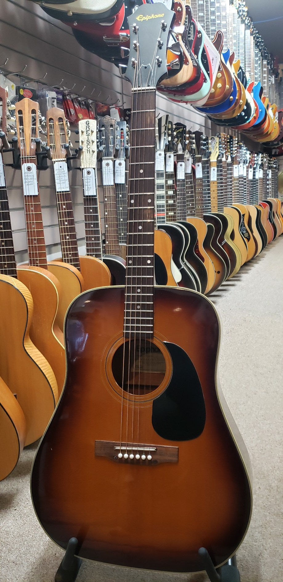 Epihone Texan エレアコ (管理カワテ) Epiphone FT-145 SB Sunburst Texan Made in Japan Acoustic Guitar