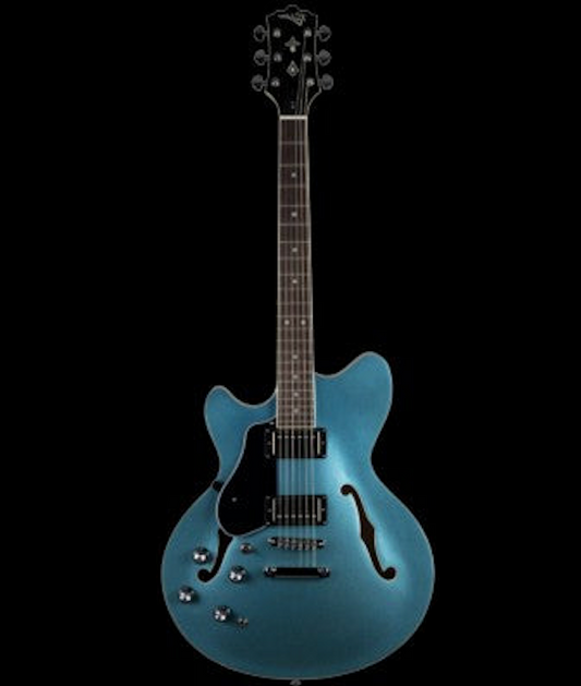 Revelation RT-45 Blue Semi Hollow Left Handed Electric Guitar