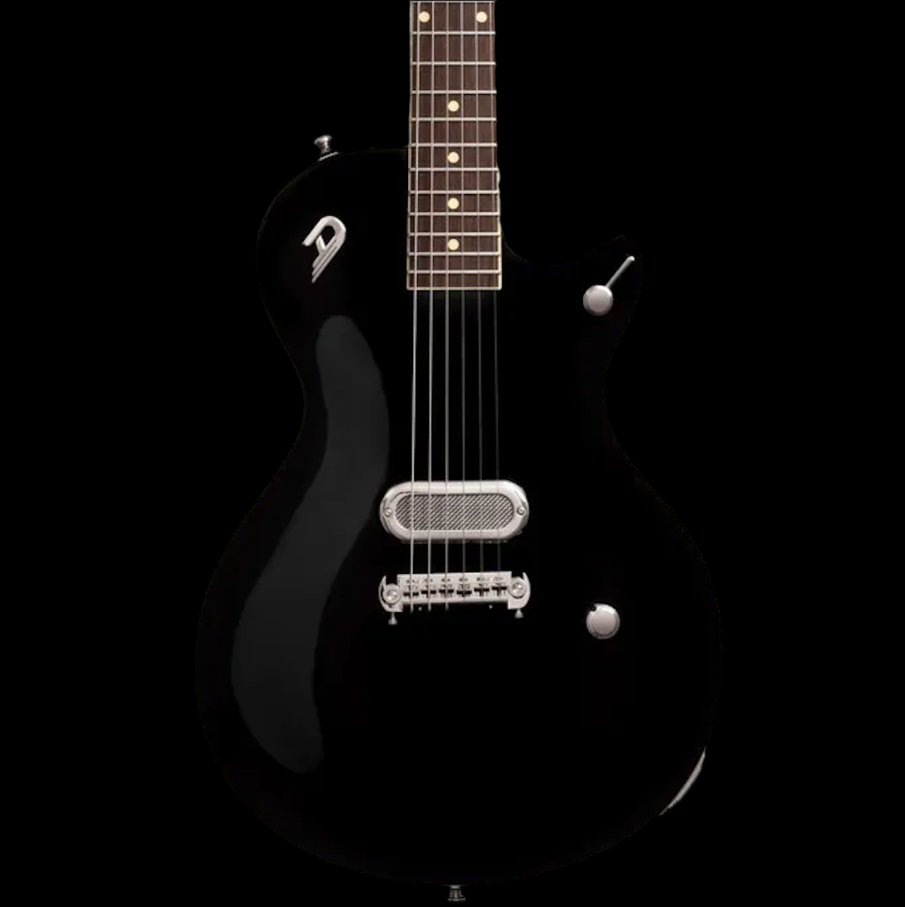 Duesenberg Senior Black Electric Guitar with Gig Bag