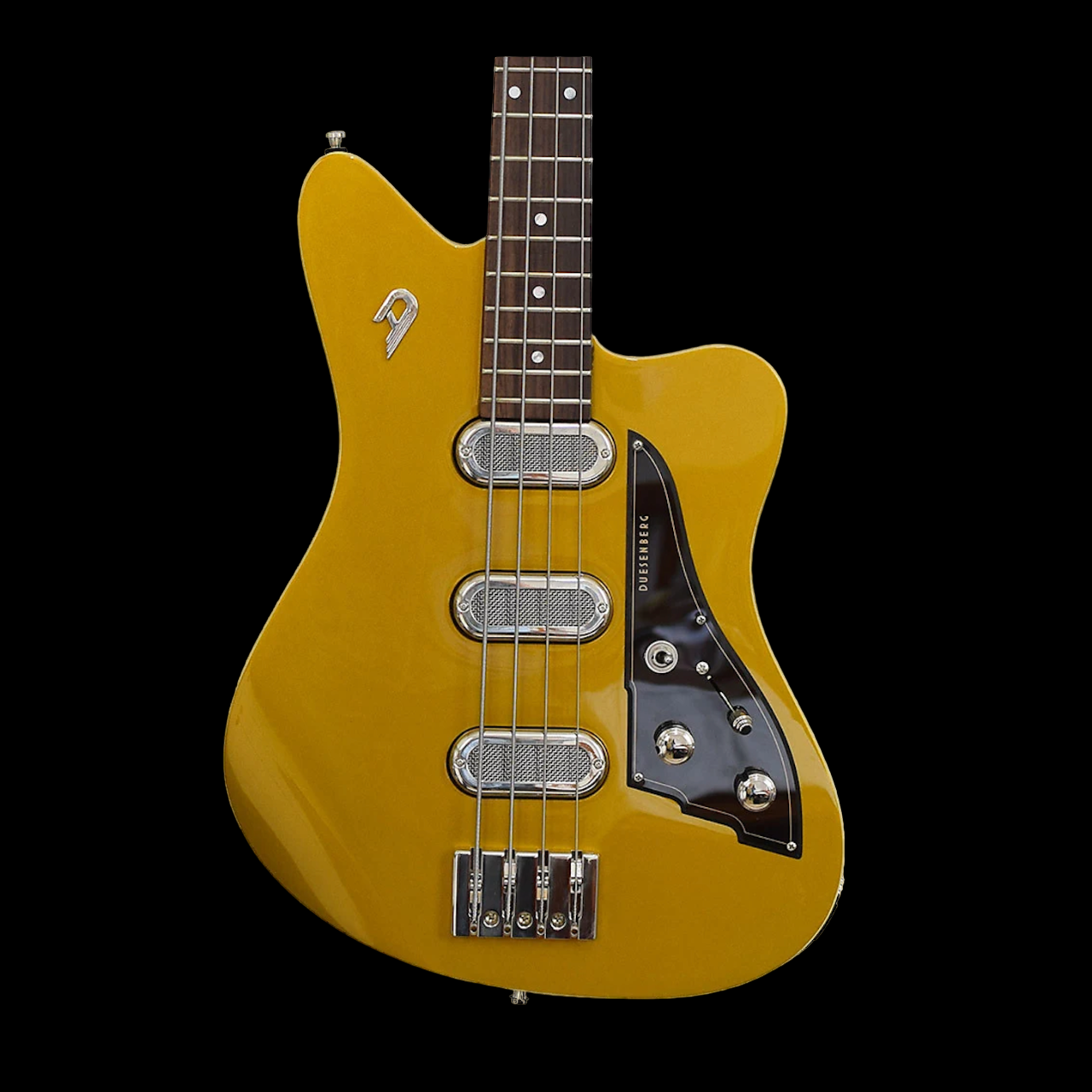 Duesenberg Triton Bass Gold Top with Case