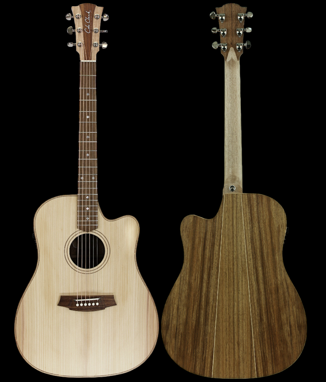 Cole Clark Fat Lady 2 CCFL2EC-BB Acoustic Guitar
