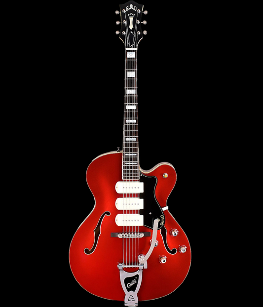 Guild X-350 Stratford Scarlet Red Electric Guitar