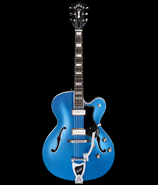 Guild X-175 Manhattan Special Electric Guitar-Malibu Blue