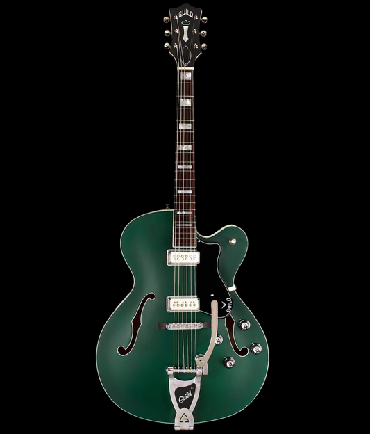 Guild X-175 Manhattan Special Electric Guitar-Fjord Green