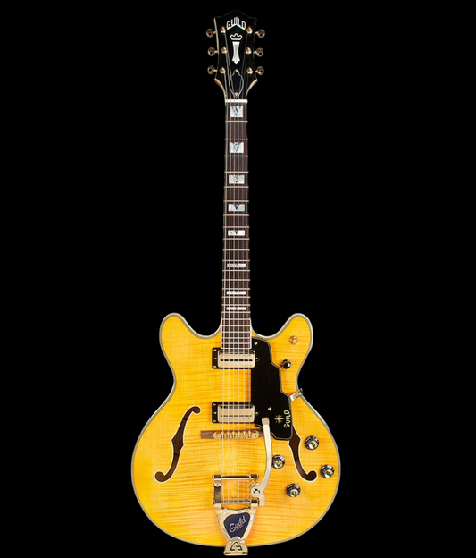 Guild Starfire VI Electric Guitar-Flame Maple Blonde