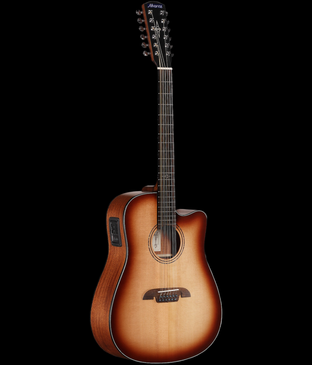 Alvarez AD60-12CESHB Artist 60 Series Dreadnought 12-String Acoustic Guitar