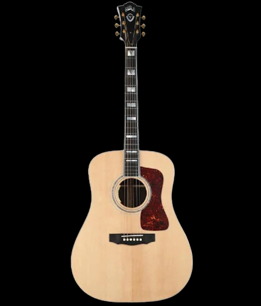 Guild D-55E Dreadnaught Acoustic Guitar-Natural