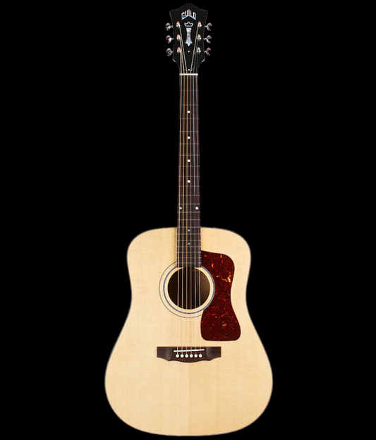 Guild D-40 Traditional Dreadnought Acoustic Guitar-Natural