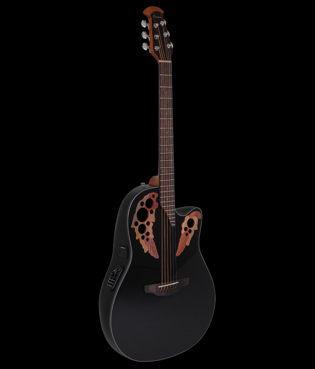 Ovation CE44-5 Celebrity Elite Mid Cutaway Acoustic Guitar – The Ovation CE44-5 Celebrity Elite Mid Cutaway Acoustic Guitar – The