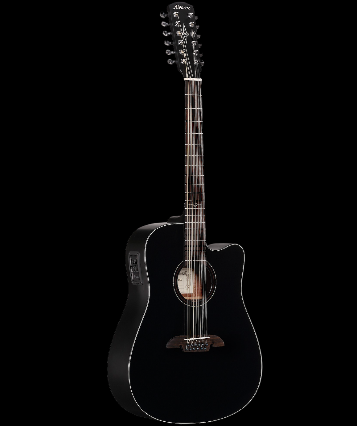 Alvarez AD6012CEBK Acoustic 12 String Guitar