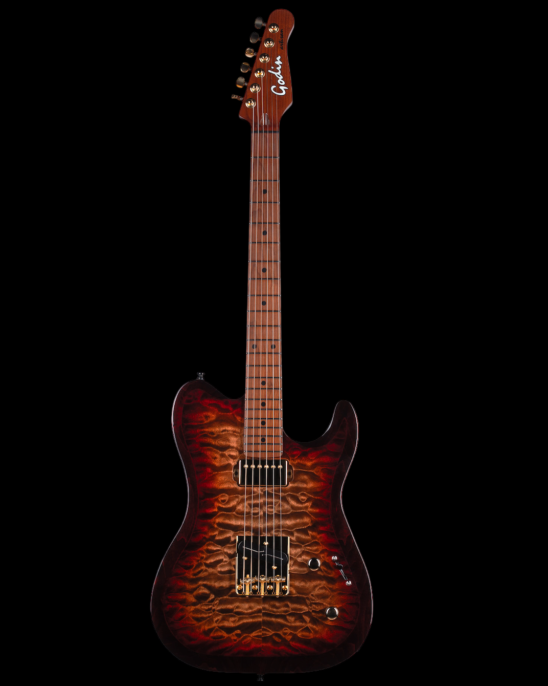 Godin Artisan TC WhiskeyBurst MN Electric Guitar – The Guitar Boutique