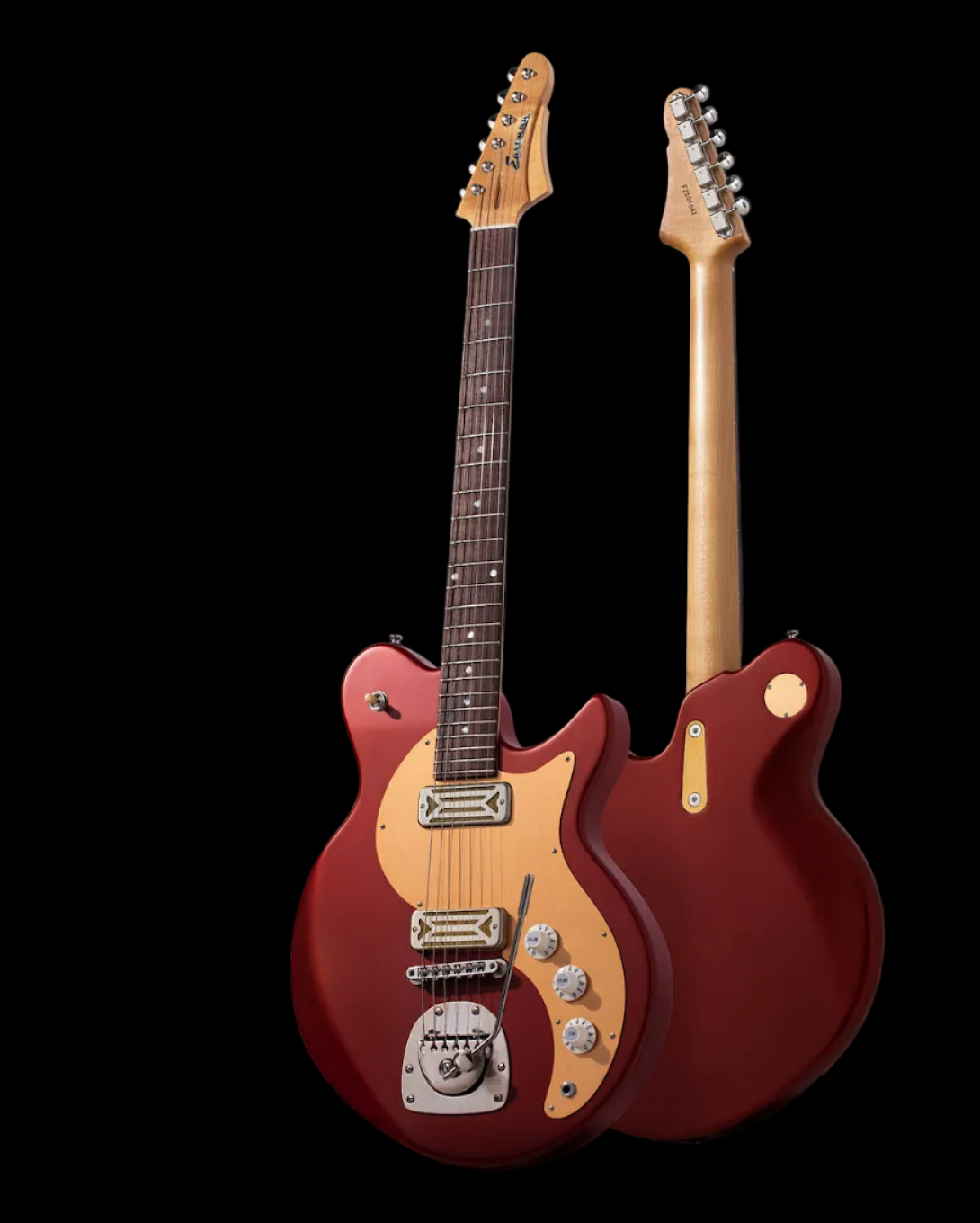 エレキギター Fullertone Guitars Dakota red Eastman FullerTone Offset '62 Dakota Red Electric Guitar – The