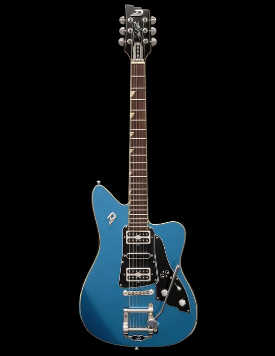 Duesenberg Alliance Series Paul Sidoti signature guitar with Custom Line case - Catalina Blue
