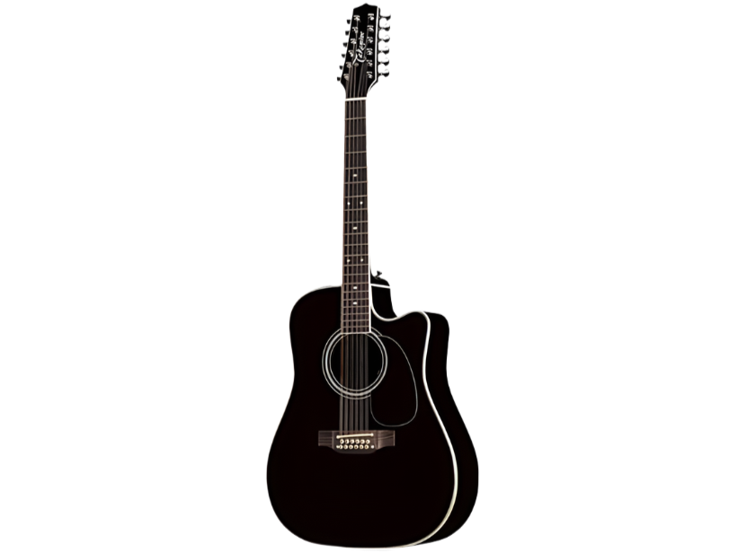 Takamine - EF381SC 12 String - Black Acoustic/Electric