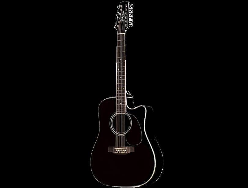 Takamine - EF381SC 12 String - Black Acoustic/Electric