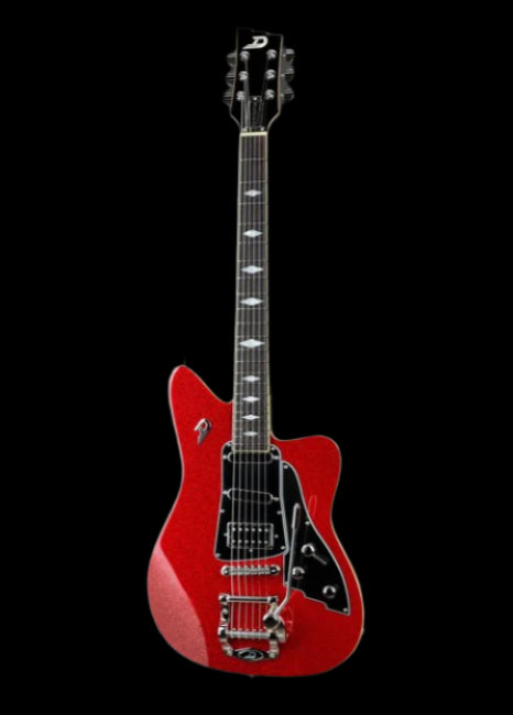Duesenberg Paloma Red Sparkle Electric Guitar with Gig Bag