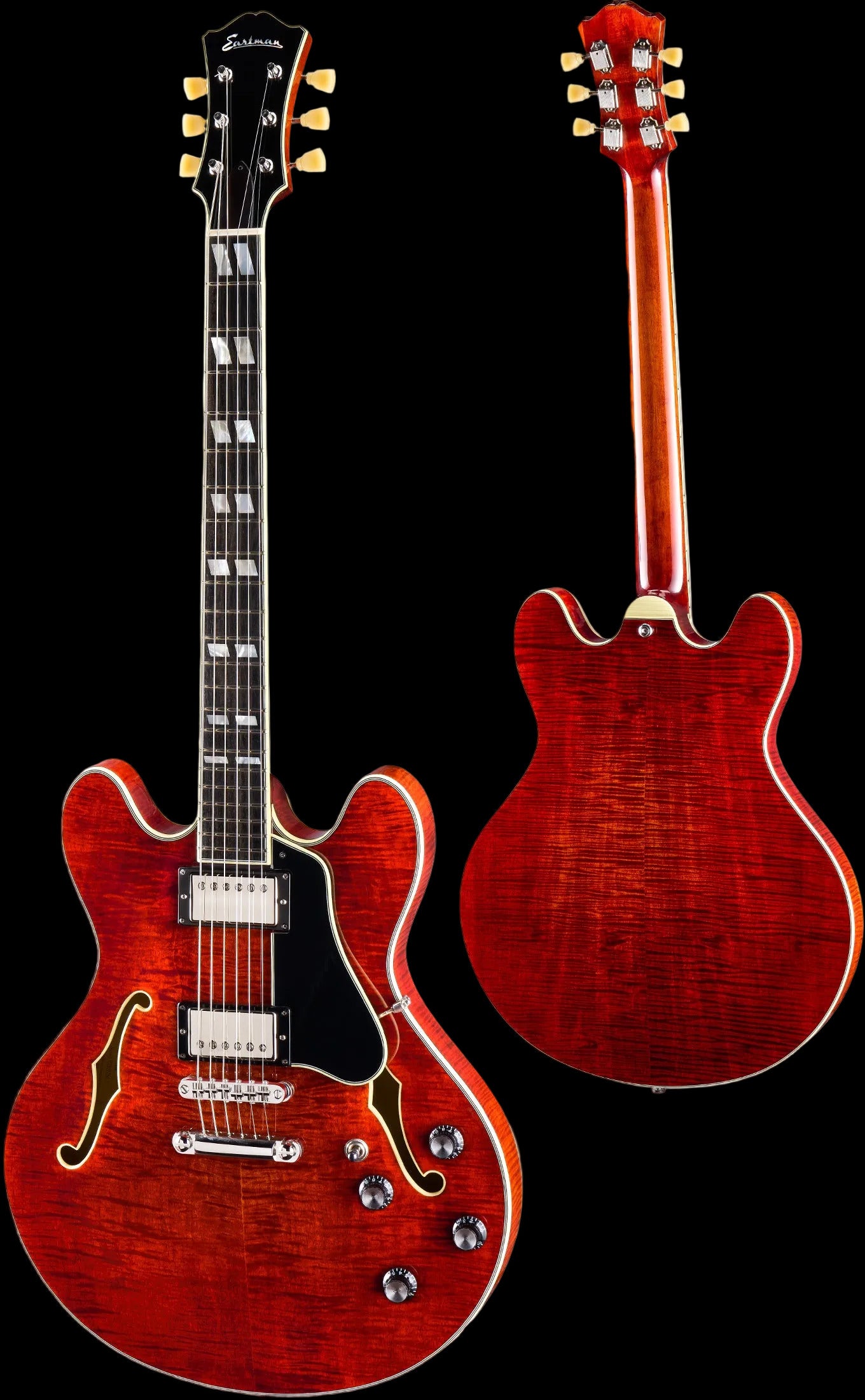 Eastman T486 Semi Hollow Body Classic Finish Electric Guitar