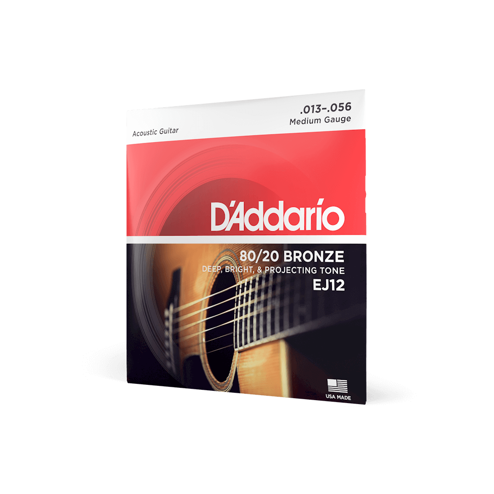 D'Addario EJ12 Acoustic 80/20 Bronze guitar Strings Set
