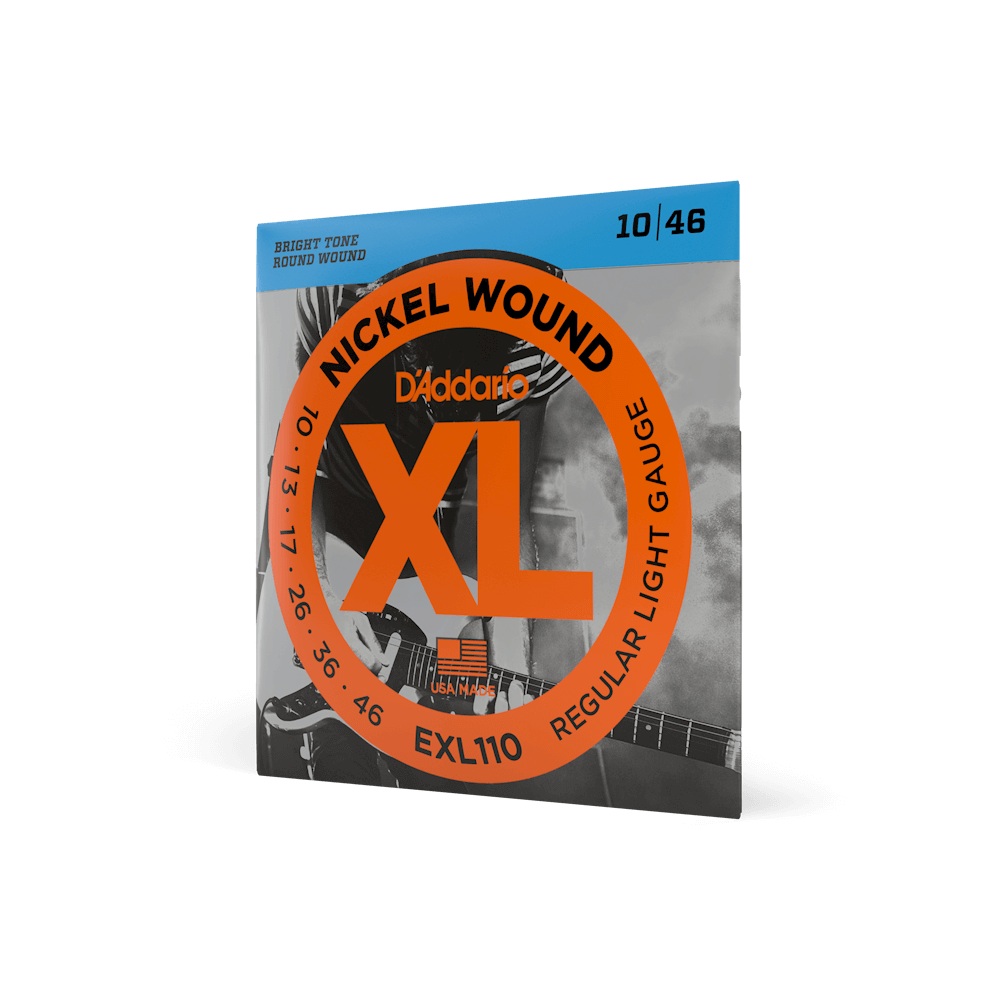D'Addario EXL110 XL Nickel Wound Regular Light 10 through 46 Round Wound