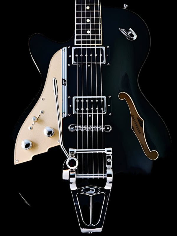 Duesenberg Starplayer TV Black - Left Handed - with Case