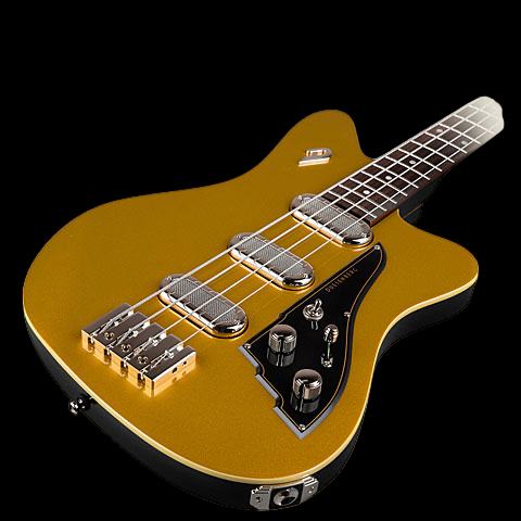 Duesenberg Triton Bass Gold Top with Case
